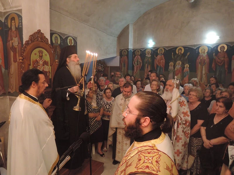 Πειραιώς Σεραφείμ: Κρατηθείτε από την δύναμη της πίστεως Λαμπρή πανήγυρη του Ιερού Ναού Αγίας Όλγας, Παρεκκλησίου Ευαγγελιστρίας Πειραιώς